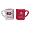 Set of 2 San Francisco 49ers 10 oz. Ceramic Mugs