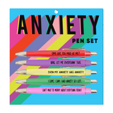 Set of 5 Anxiety Pens