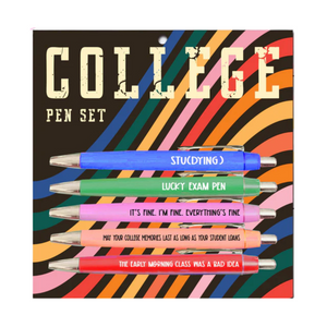 Set of 5 College Pens