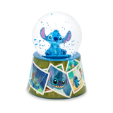 Silver Buffalo Disney Lilo and Stitch Vintage Photos 45mm Light Up Snow Globe
