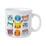 Silver Buffalo Pokemon Multi Face 20 oz. Ceramic Camper Mug