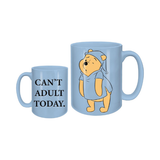 Silver Buffalo Winnie the Pooh Can't Adult Today 17 oz. Ceramic Pottery Mug