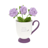 Sister You Are Amazing 13 Oz. Mug with Removable Crocheted Flowers