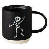 Hallmark Skeleton With To-Go Coffee Cup Funny Mug, 16 oz.