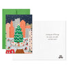 Hallmark City Skating Scene Packaged Christmas Cards, Set of 5