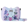 Loungefly Sleeping Beauty 65th Anniversary Floral Ombre Crossbody Bag (Front)