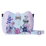 Loungefly Sleeping Beauty 65th Anniversary Floral Ombre Crossbody Bag (Front)
