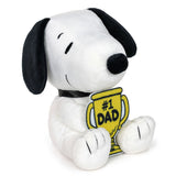 Hallmark Peanuts® Snoopy Father's Day Plush With Felt #1 Dad Trophy, 6.5"
