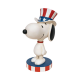 Snoopy Uncle Sam Americana Garden Statue 8"