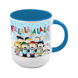 Snoopy & the Peanuts Gang Christmas Caroling Fa La La Ceramic Mug 20 Oz.