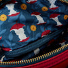 Loungefly Snow White Classic Bow Quilted Velvet Belt Bag (Inside)
