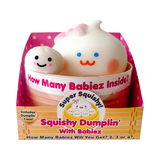 Squishy Dumpling with Mystery How Many Babies and Steamer Basket Case
