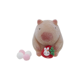 Squishy & Soft Fuzzy Friends Capybara includes 1 Treat and 4 Fuzzy Balls