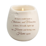 Staircase Up to Heaven Memorial Sympathy 100% Soy Wax Candle 8 Oz.