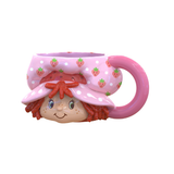 Silver Buffalo Strawberry Shortcake Head Ceramic 3D Sculpted Mug