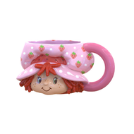 Silver Buffalo Strawberry Shortcake Head Ceramic 3D Sculpted Mug