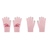 Sweetheart Swirl & Bows Texting Gloves