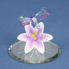 Dragonfly with Lavender Lily Figurine