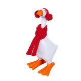 Red Winter Scarf and Earmuffs Outfit for Gordy the Goose