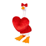 Valentine's Red Heart Outfit for Gordy the Goose