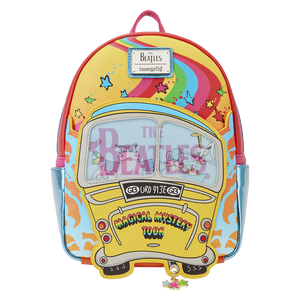 Loungefly The Beatles Magical Mystery Tour Bus Lenticular Mini Backpack