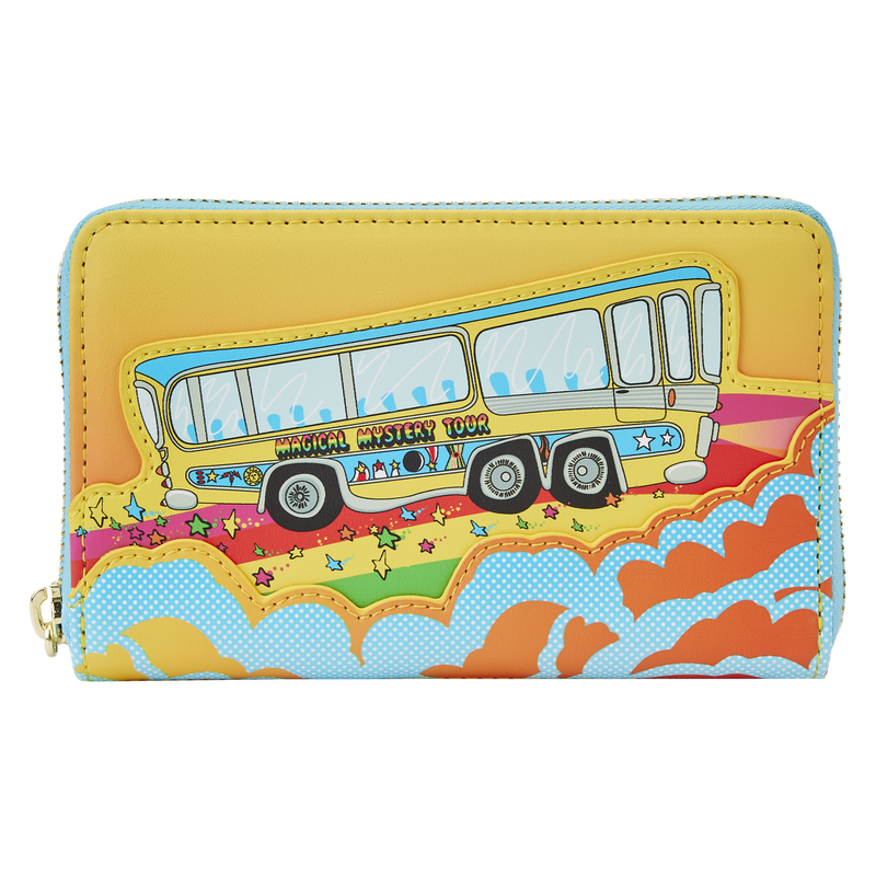 Loungefly The Beatles Magical Mystery Tour Bus Zip Around