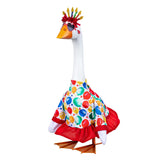 Outfit for Giddy the Metal Porch Goose Celebration Balloons with Birthday Candles Crown