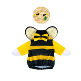 Outfit for Giddy the Metal Porch Goose Bee with Straw Hat