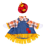 Outfit for Giddy the Metal Porch Goose Fall Harvest Scarecrow with Hat
