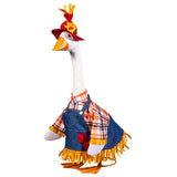 Outfit for Giddy the Metal Porch Goose Fall Harvest Scarecrow with Hat