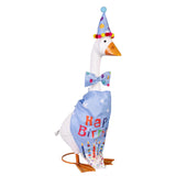 Outfit for Giddy the Metal Porch Goose Birthday Boy