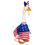 Outfit for Giddy the Metal Porch Goose Patriotic Dress