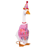 Outfit for Giddy the Metal Porch Goose Birthday Girl