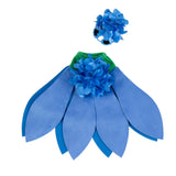 Outfit for Giddy the Metal Porch Goose Blue Hydrangea