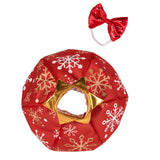 Outfit for Giddy the Metal Porch Goose Christmas Ornament Dress with Bow