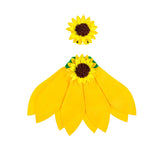 Outfit for Giddy the Metal Porch Goose Sunflower Skirt