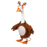Outfit for Giddy the Metal Porch Goose Reindeer with Lights and Antler Hat
