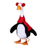 Outfit for Giddy the Metal Porch Goose Reindeer with Lights and Antler Hat