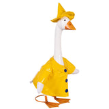 Outfit for Giddy the Metal Porch Goose Raincoat