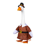 Outfit for Giddy the Metal Porch Goose Thanksgiving Harvest Pilgrim Man with Black Hat