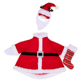 Outfit for Giddy the Metal Porch Goose Santa Mr. Claus with Beard Stocking and Hat