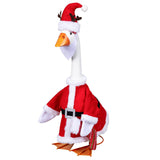 Outfit for Giddy the Metal Porch Goose Santa Mr. Claus with Beard Stocking and Hat