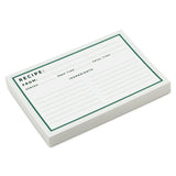Hallmark Classic Stripes Recipe Cards, Pack of 36