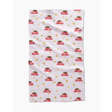 Geometry Kitchen Tea Towel 18" x 30" Christmas Bug