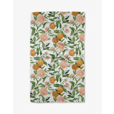 Geometry Kitchen Tea Towel 18" x 30" A Peony For Your Thoughts