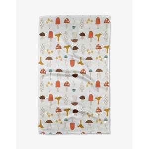 Geometry Kitchen Tea Towel 18" x 30" Foraging
