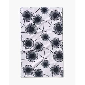 Geometry Kitchen Tea Towel 18" x 30" Fully Bloomed