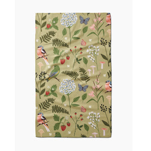 Geometry Kitchen Tea Towel 18" x 30" Good Green Earth