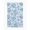 Geometry Kitchen Tea Towel 18" x 30" Plumbago