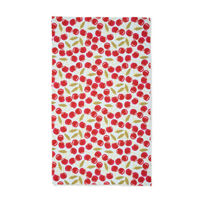Geometry Kitchen Tea Towel 18" x 30" Sweet Cherry